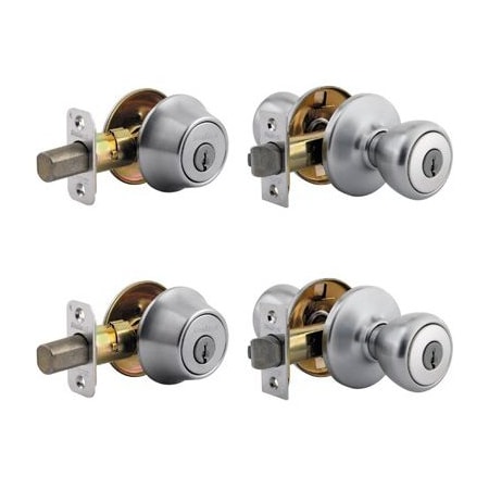 Kwikset SN Combo Lockset 242T 15 CP K2
